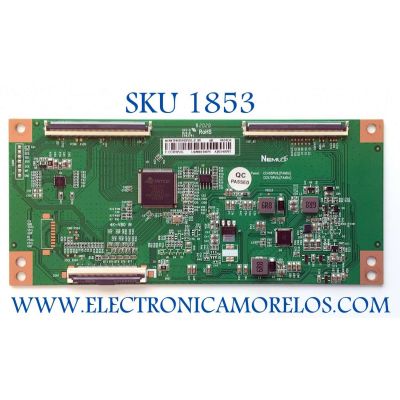 T-CON PARA TV PROSCAN 4K UHD / NUMERO DE PARTE N4TP495UHDPU1L / CC495PU1L / N4TP495UHDPU1L-F_B0 / CC575PU1L / E493761 / MODELO PLED5042-B-UHD